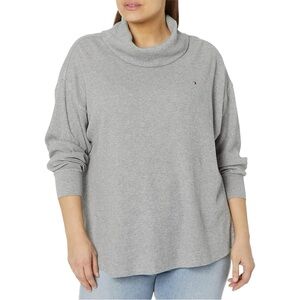 Tommy Hilfiger NWT Waffle Knit Gray Fall Long Sleeve